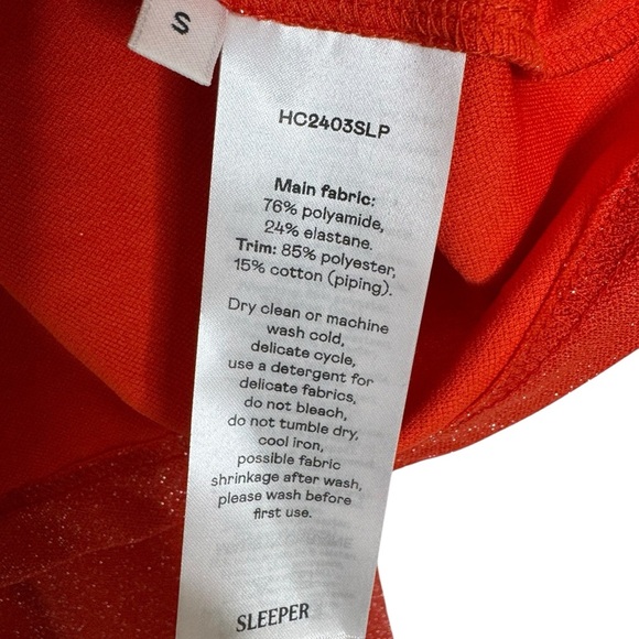 NWT Sleeper Saturn Lurex Pajama Set in Red Size S - Picture 10 of 15